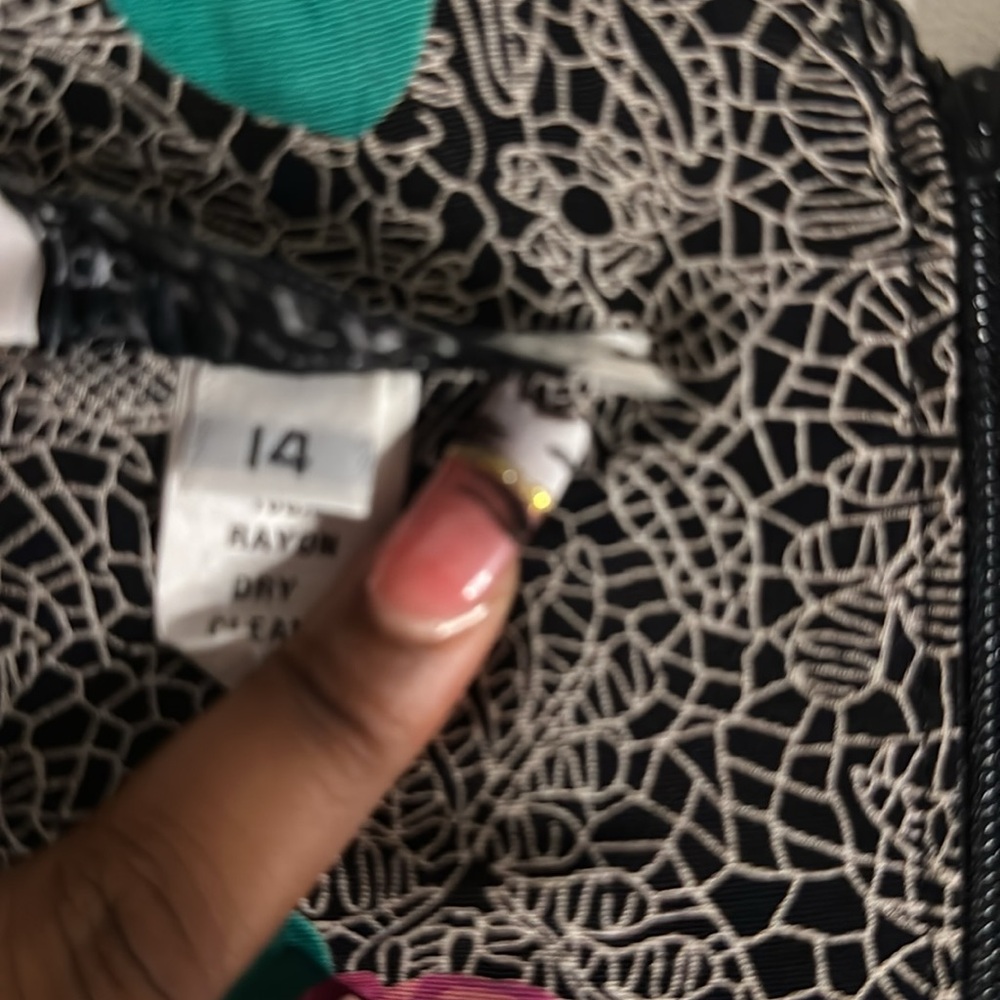 EUC VINTAGE JACKIE BERNARD DRESS - Picture 3 of 5